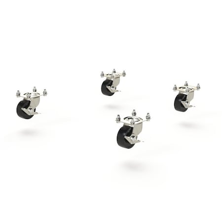 Saginaw Control & Engineering Kit, Caster, 4PK SCE-CAKS